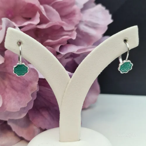 ALT - Earrings Green Lucky Clover