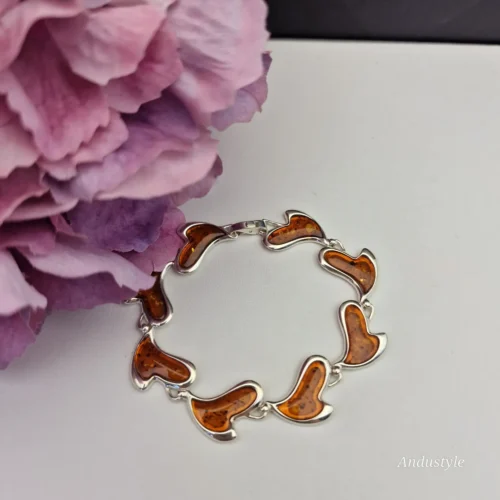Bracelet Heart Amber ALT - Bracelet Heart Amber