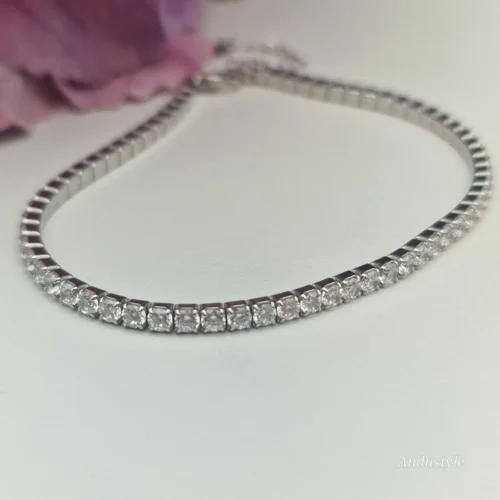 Bracelet Tennis with Cubic Zirconia ALT - Bracelet Tennis with Cubic Zirconia