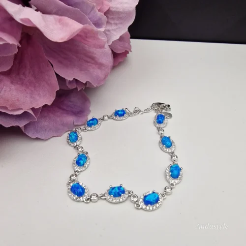 Bracelets Opal with Zirconia ALT - Bracelets Opal with Zirconia