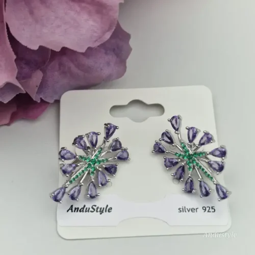 ALT - Earrings Amethyst Aurora