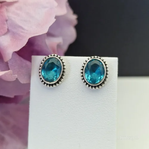 Earrings Aquamarine ALT - Earrings Aquamarine