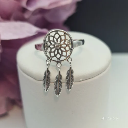 ALT - Ring Dreamcatcher with Feathers